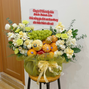 100+ Mẫu Giỏ Hoa Và Trái Cây Đẹp, Sang Trọng Tặng Đối Tác, Sếp, Cha Mẹ